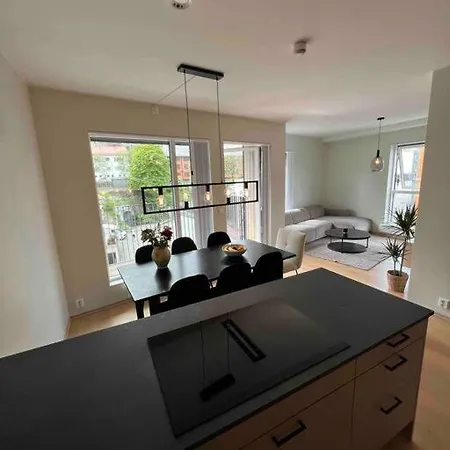 Apartment Sentrums-naer Med Sjoutsikt *